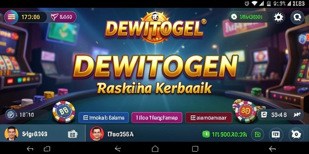 Tampilan gameplay DEWITOGEL yang seru dan menghibur bagi penggemar Kasino.