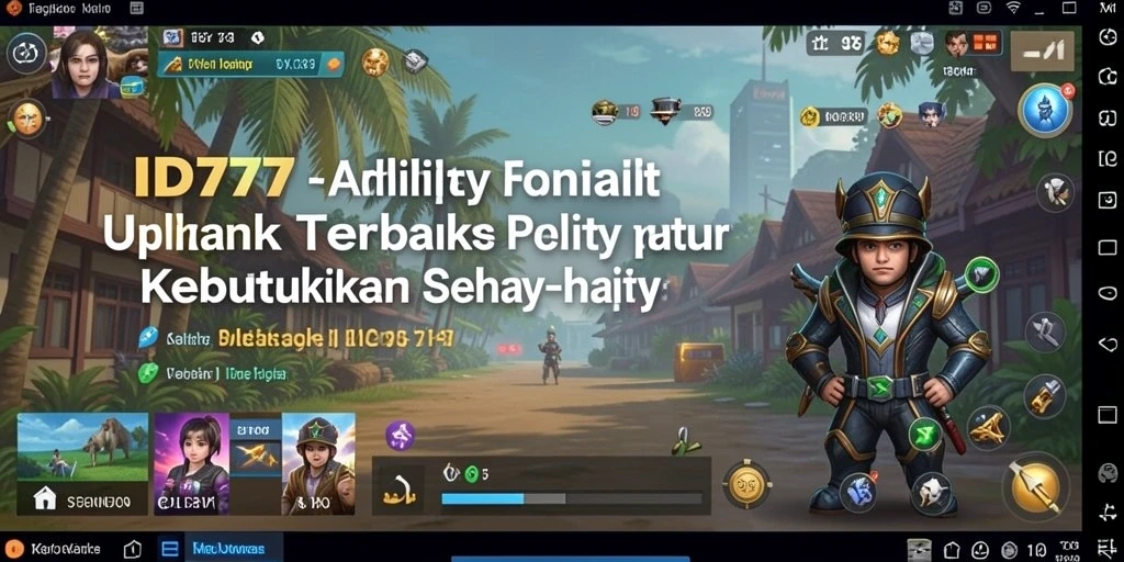 Tampilan antarmuka ID777 yang intuitif dan modern.