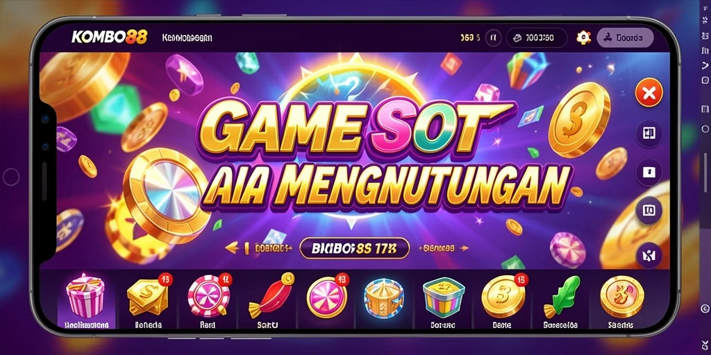 Tampilan gameplay menakjubkan dari KOMBO88 dengan slot interaktif.