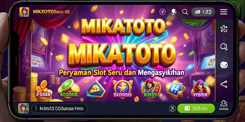 Tampilan gameplay MIKATOTO yang menarik dan penuh warna.