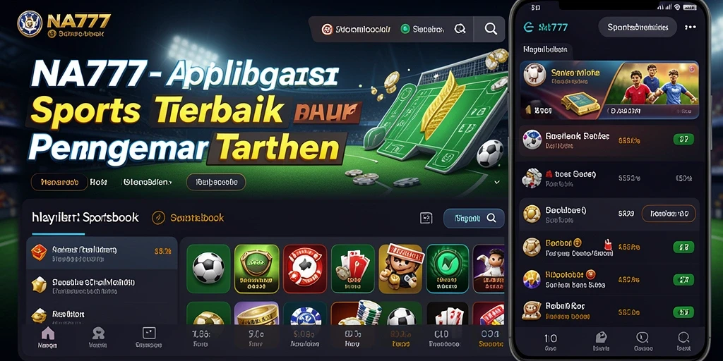 Tampilan gameplay menarik dalam aplikasi NA777 untuk taruhan olahraga.