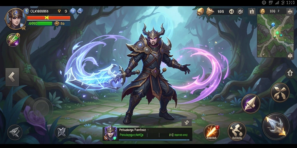 Tampilan gameplay ARPG yang dinamis dan mendebarkan di OLX888.