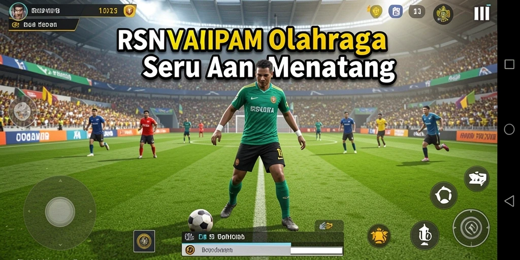 Tampilan gameplay menegangkan dalam RSNVIP8 dengan aksi olahraga seru.