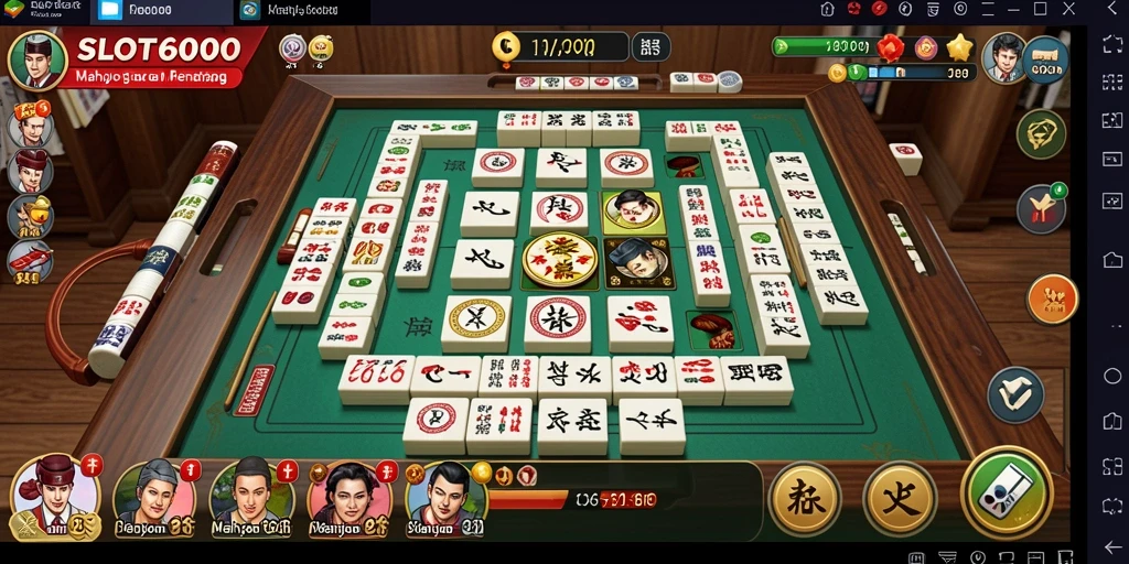 Tampilan gameplay menantang di SLOT6000 dengan grafis menarik.